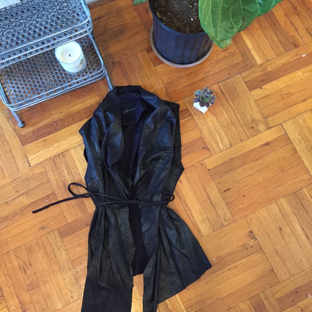 Zara Vegan Leather Vest